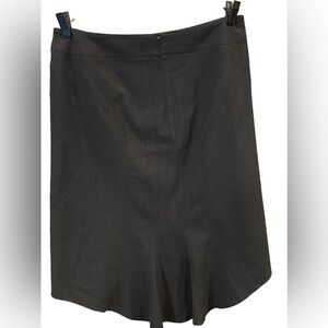 Grace Elements Dark Charcoal Pleated Skirt Women's Size 12
